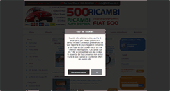 Desktop Screenshot of 500ricambi.it