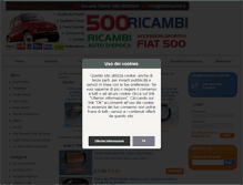 Tablet Screenshot of 500ricambi.it